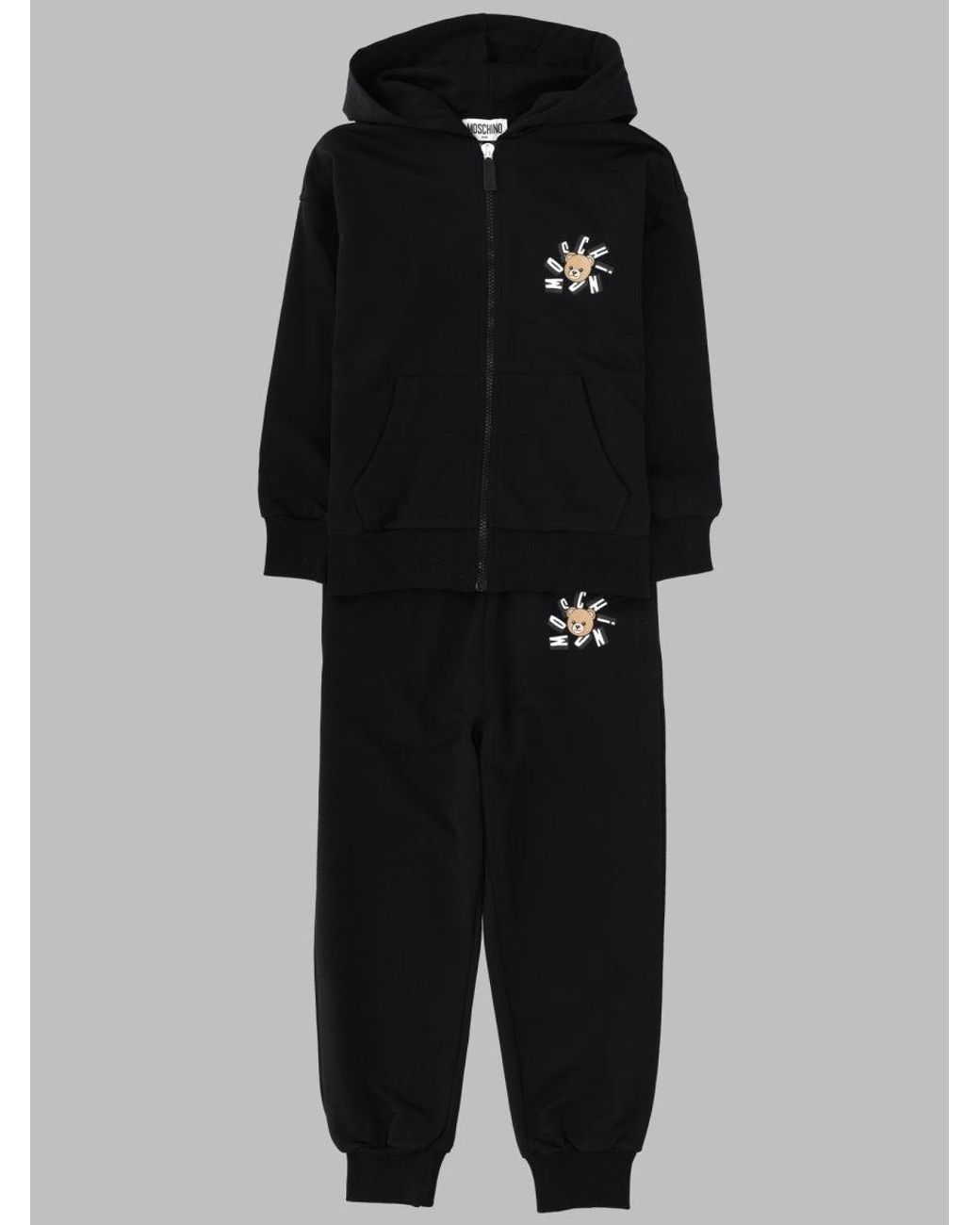 Moschino Black Hooded Tracksuit