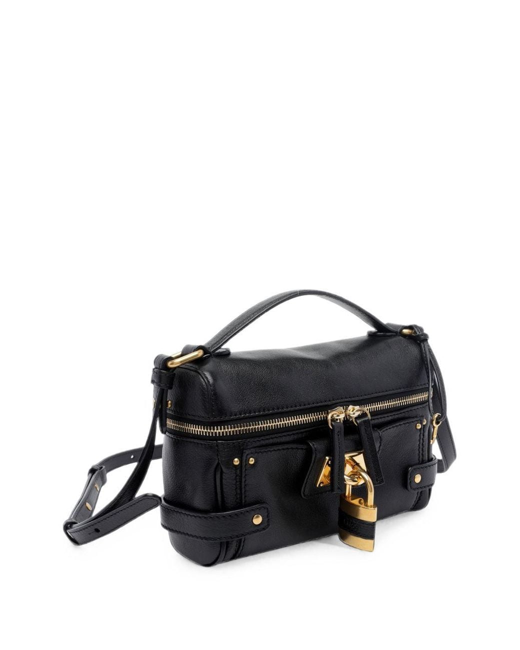 Chloé Black Chloé Paddington Leather Vanity Case