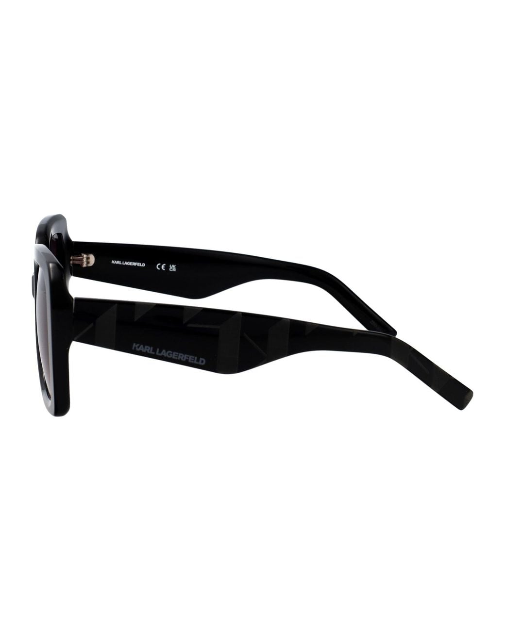 Karl Lagerfeld Black Acetate Sunglasses