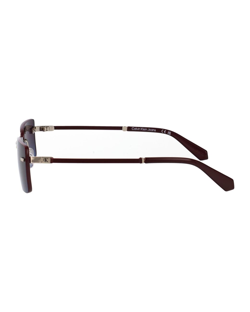 Calvin Klein Blue Metal Sunglasses