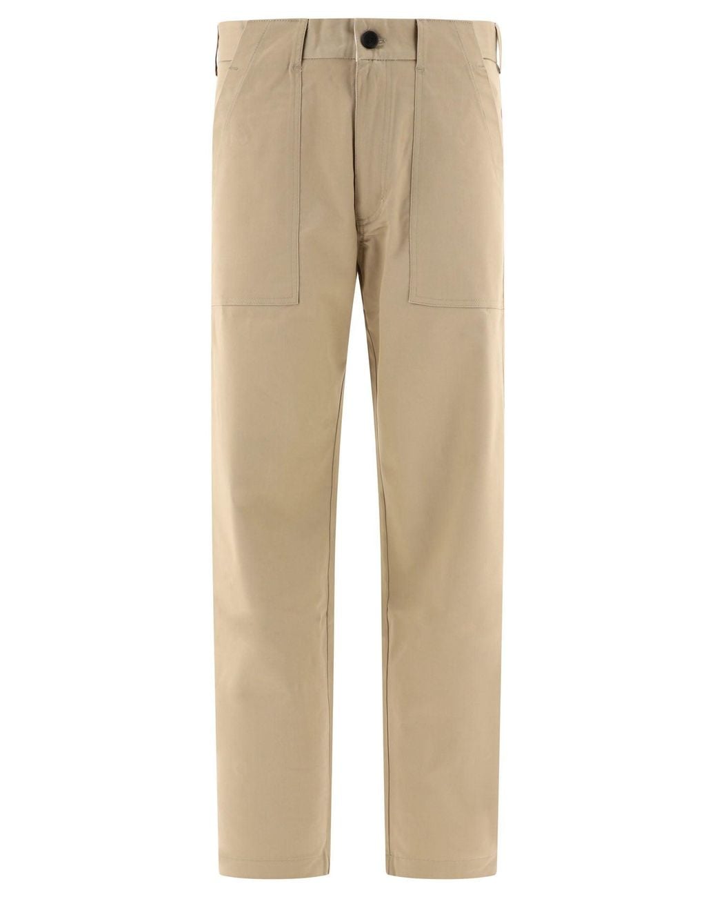 And Blue Natural "Hammer" Trousers for men