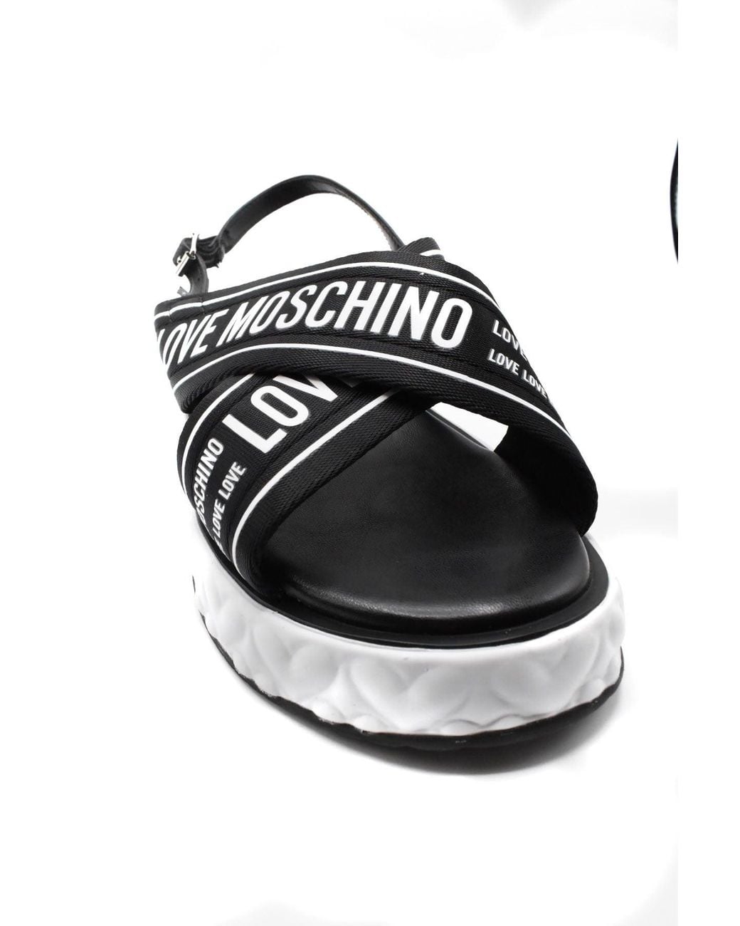 Love Moschino White Sandals