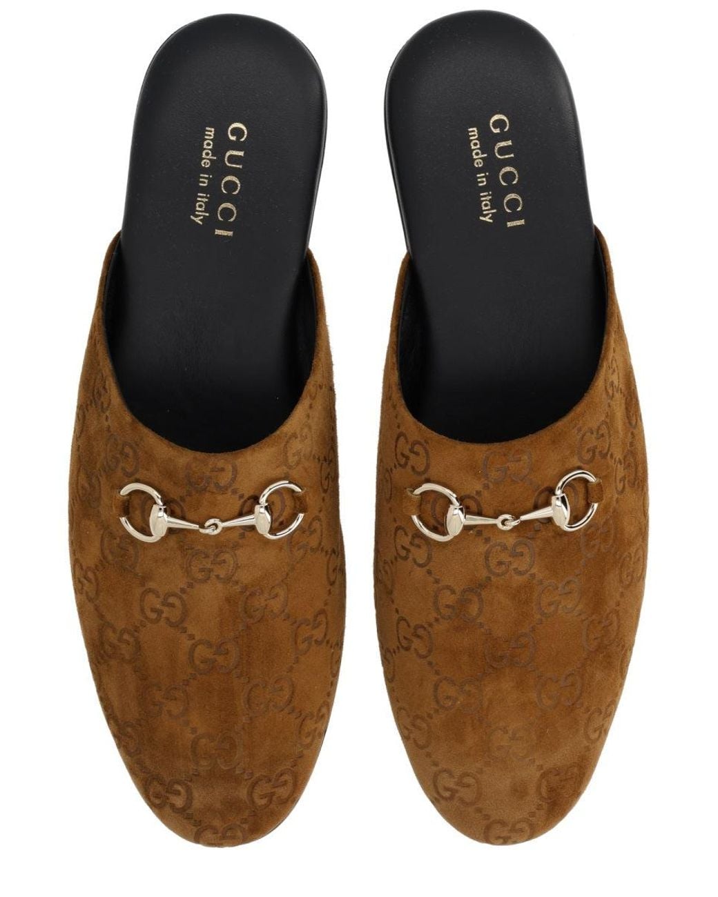 Gucci Brown Sabot With Clamp