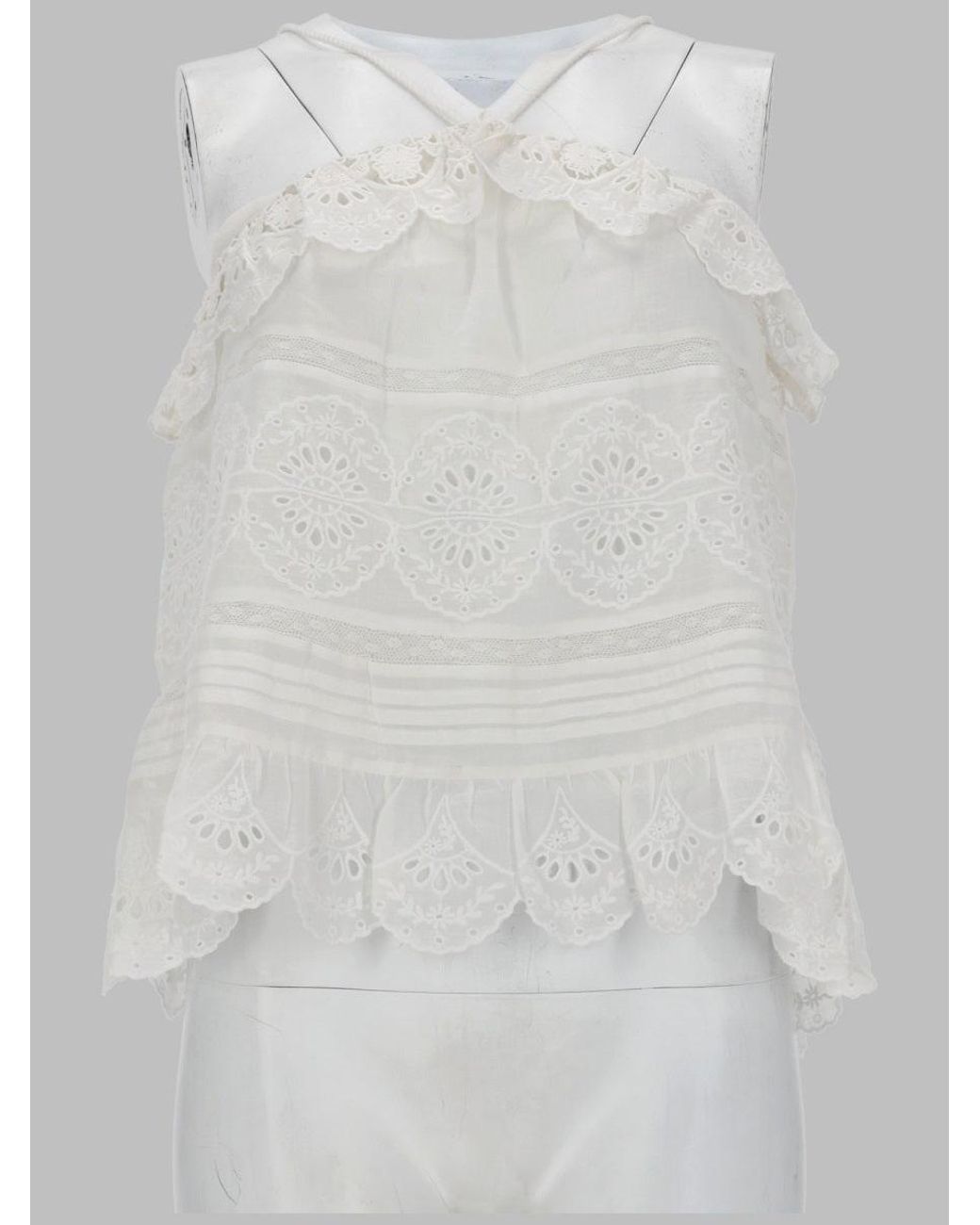 Isabel Marant White Top "Prisha"