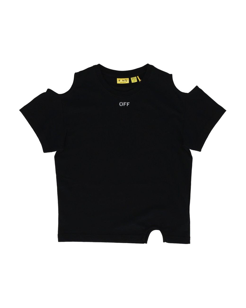 Off-White c/o Virgil Abloh Black Meteor Off Stamp Tee S/S