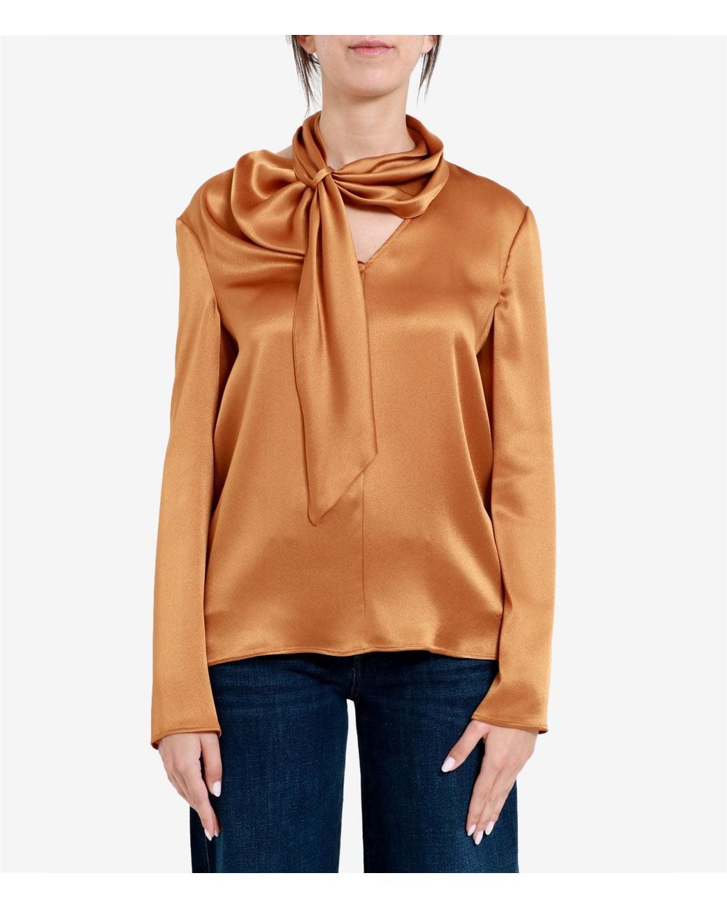 Alberta Ferretti Brown Shirts