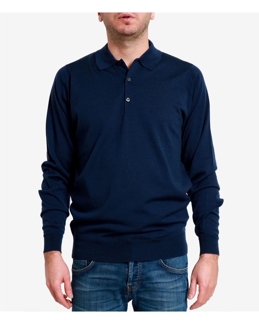 John Smedley Blue T Shirts And Polos for men