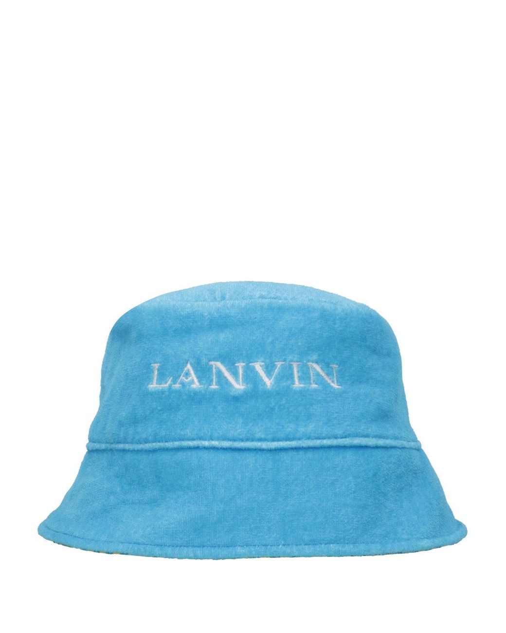 Lanvin Blue Hats Multi Colour