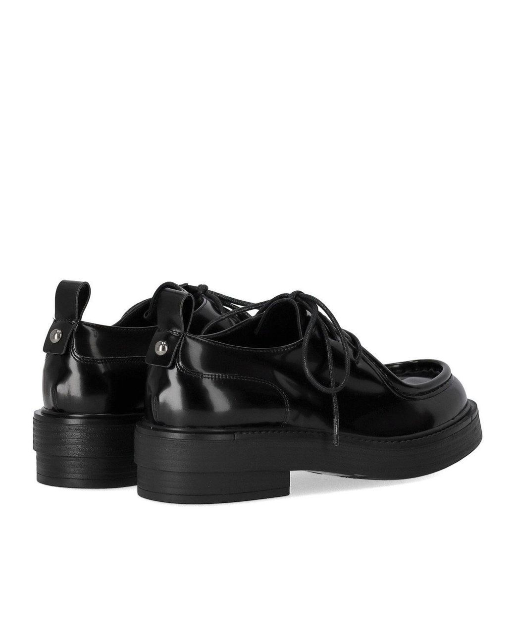 Strategia Black Lace Up Shoe for men