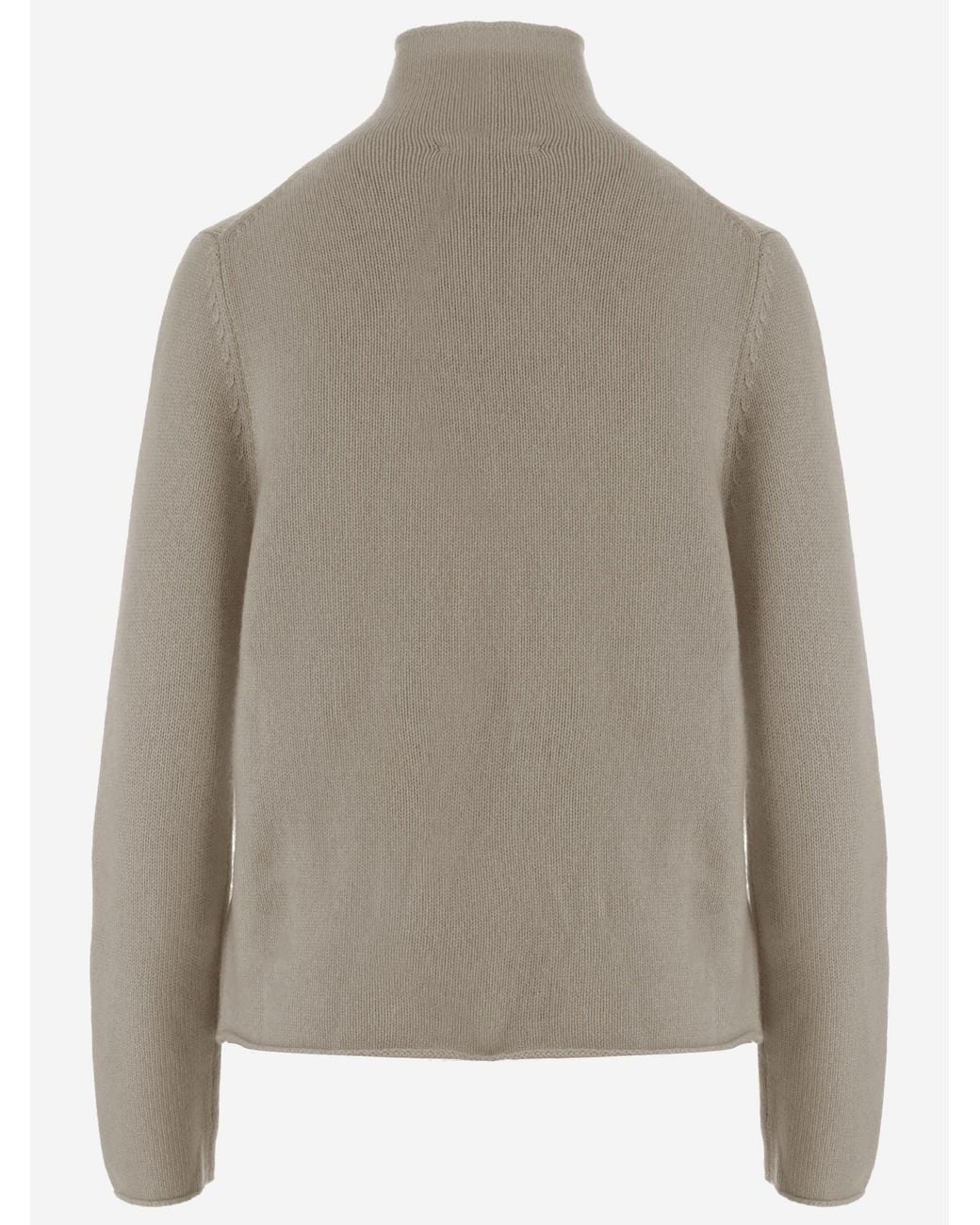 Allude Gray Cashmere Sweater