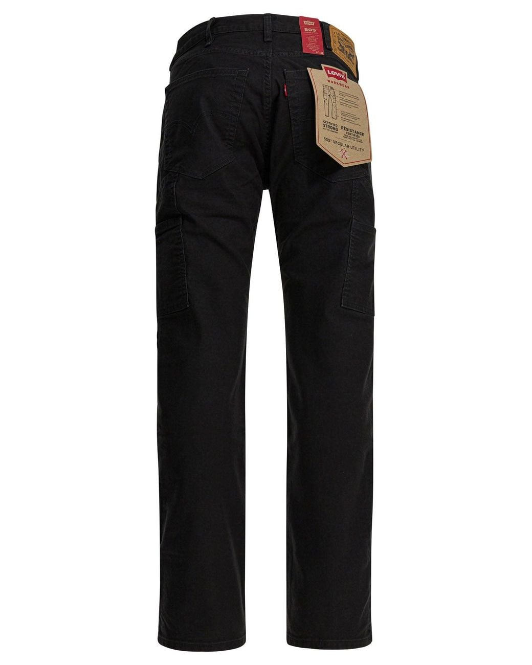 Levi's Black "505tm" Straight Leg Jeans for men