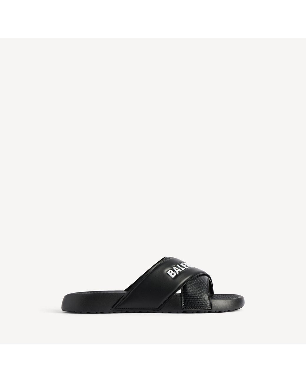 Balenciaga Black Sporty Pool Slide Sandal for men