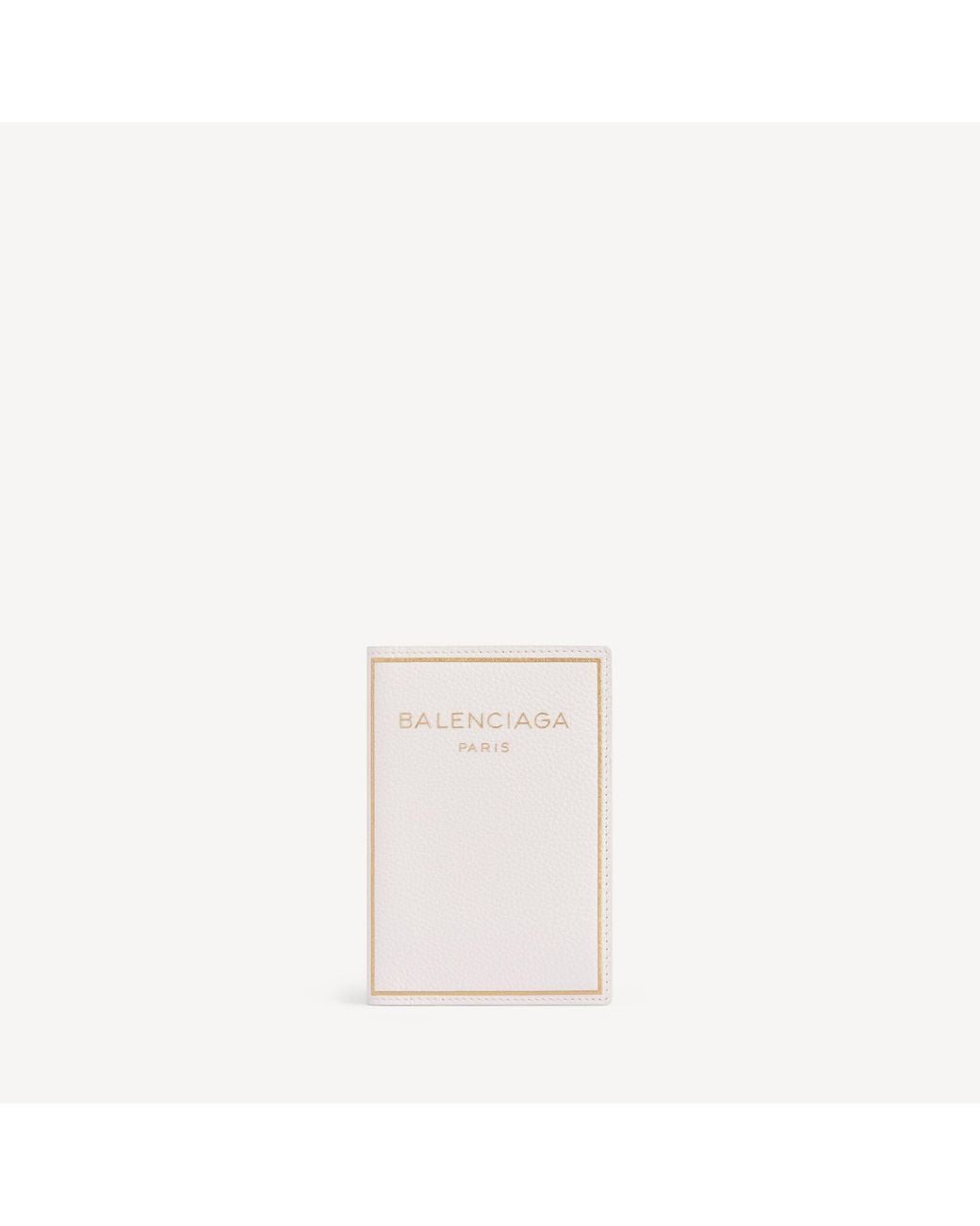 Balenciaga White Fragrance Passport Cover
