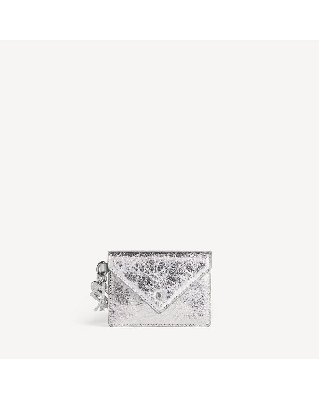 Balenciaga White Token Card Holder