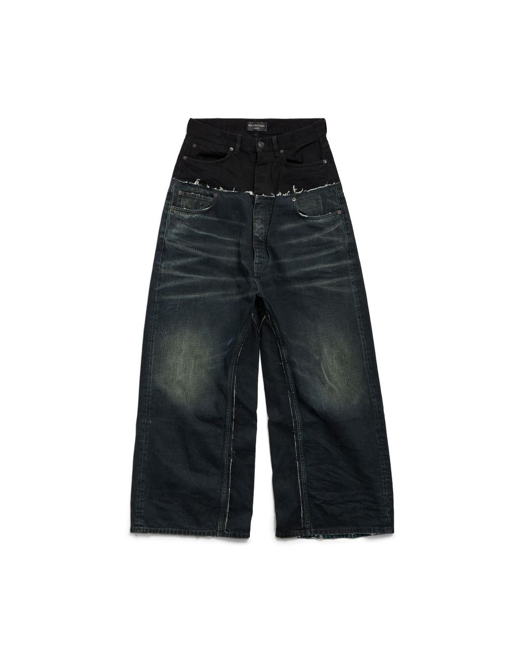 Balenciaga Cut-up baggy Pants in Black | Lyst