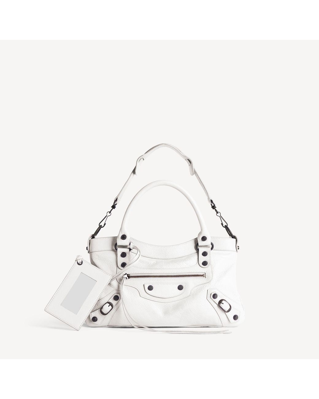 Balenciaga White Le City First Bag