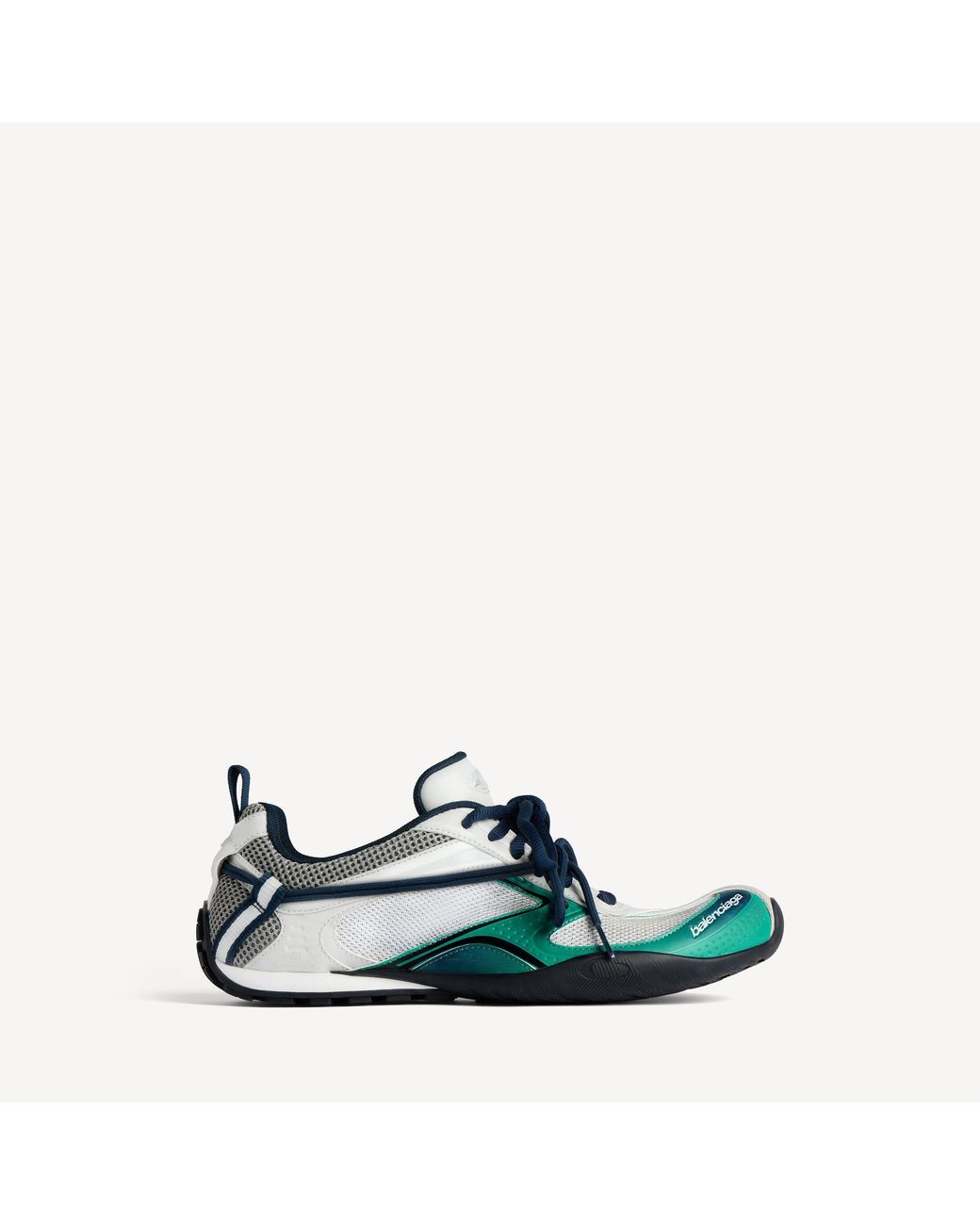 Balenciaga Green Radar Gradient Lines Sneaker for men