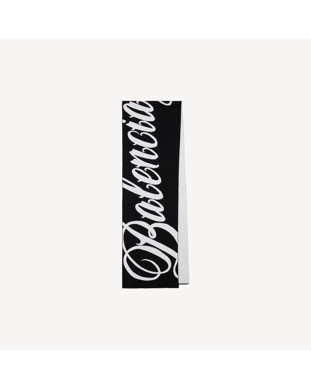 Balenciaga Black Big B Scarf for men