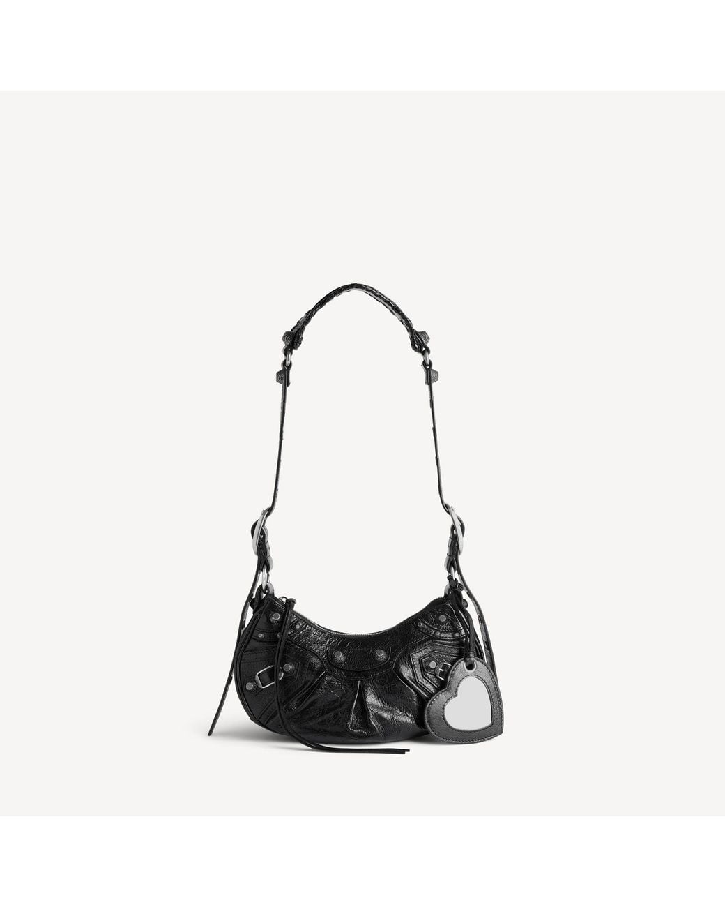 Balenciaga Black Extra-Small Leather Le Cagole Shoulder Bag