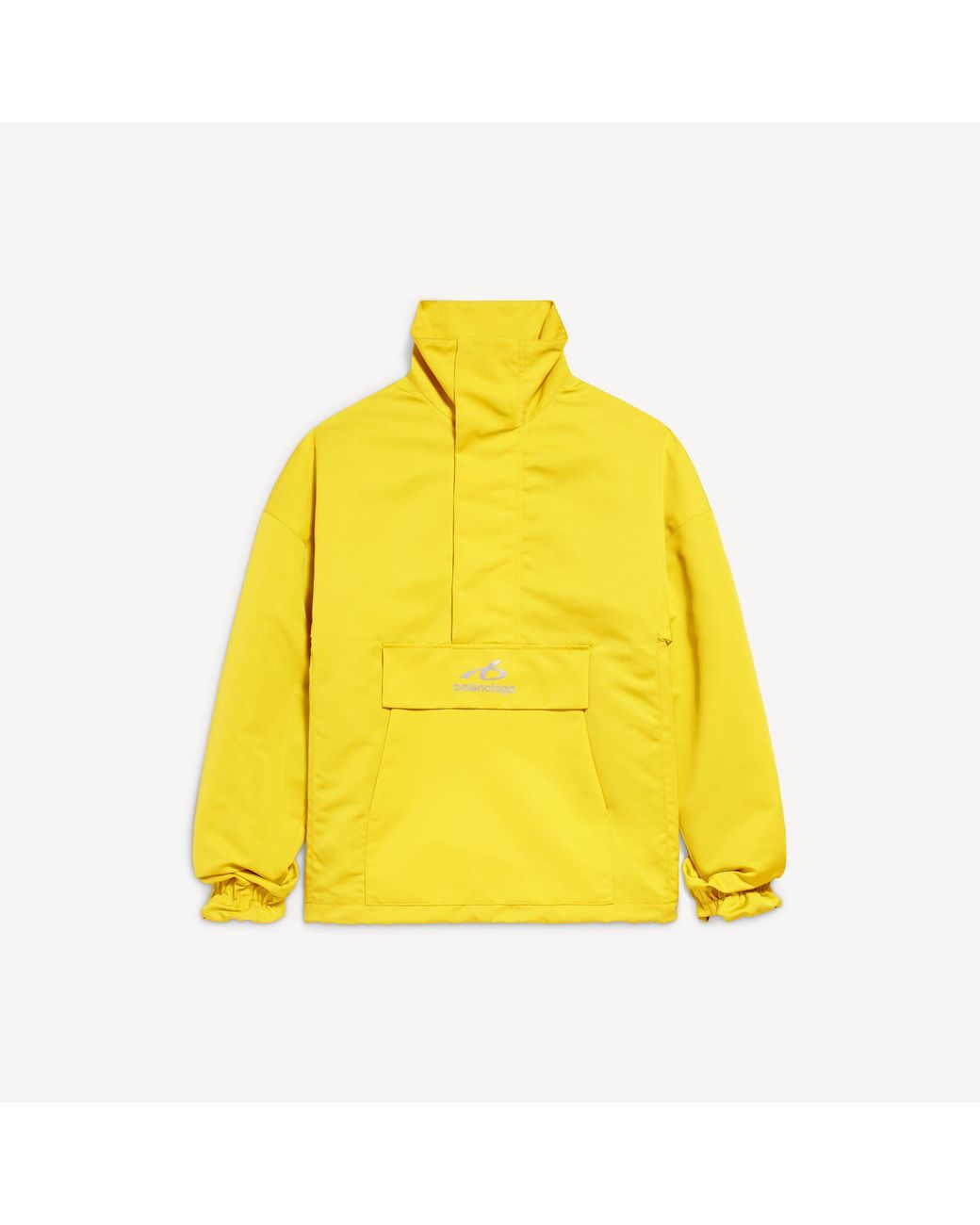 Balenciaga Yellow Bodies Half-zip Jacket for men