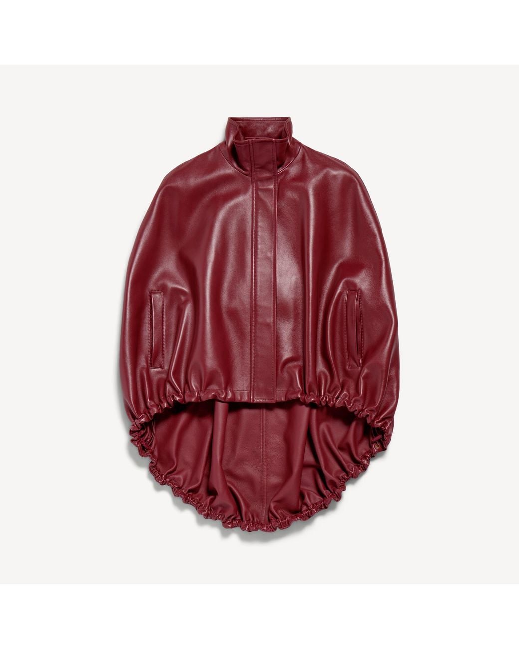 Balenciaga Red Short Cape