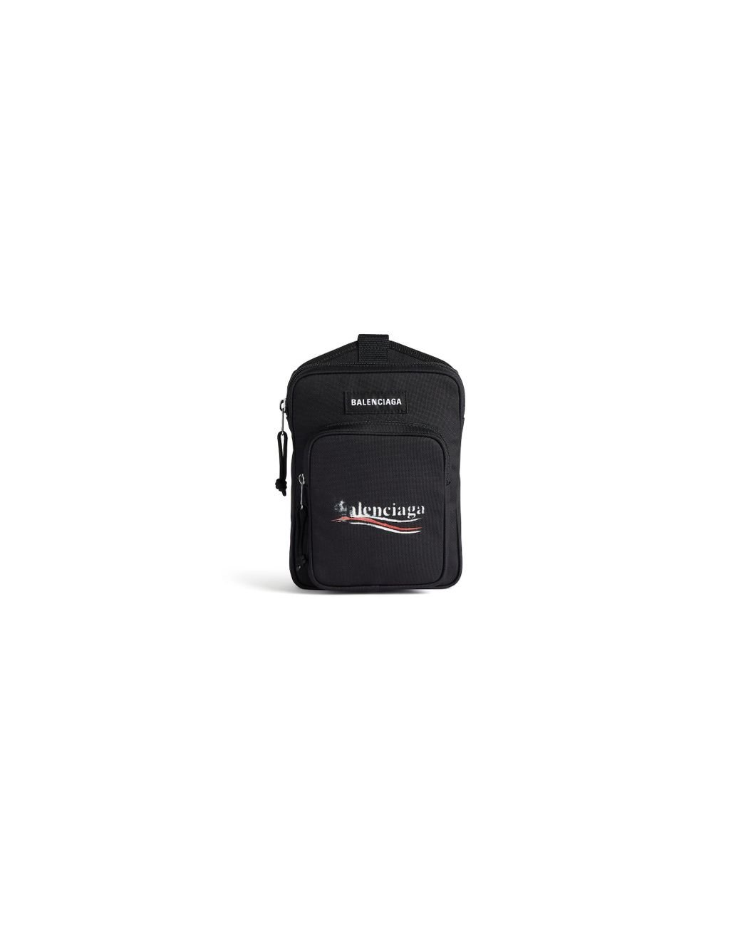 Balenciaga Explorer Crossbody Messenger Bag in Black for Men