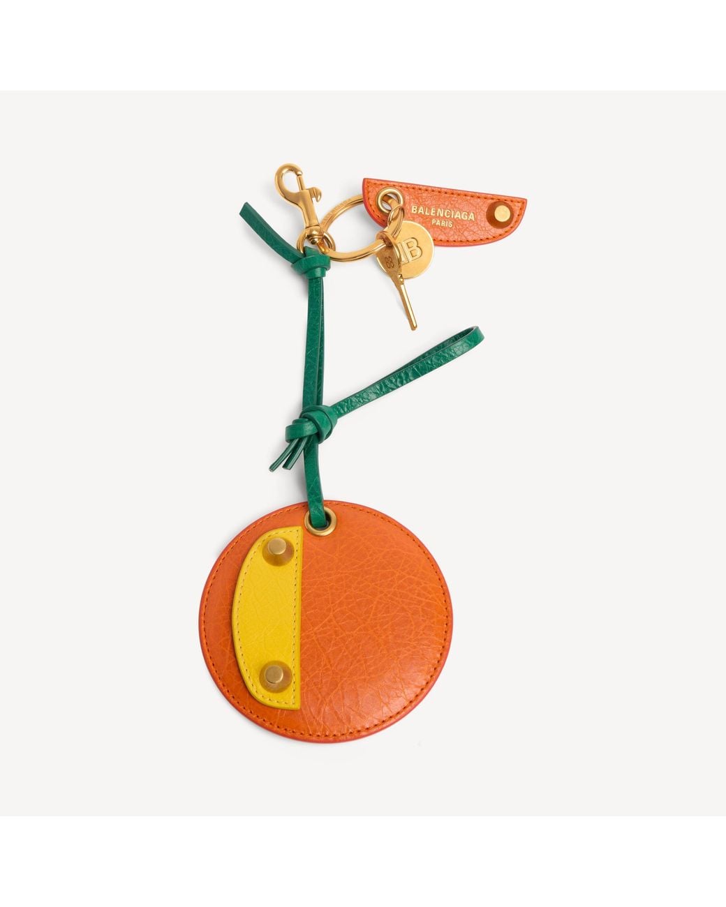 Balenciaga Orange Le City Keychain/Charm