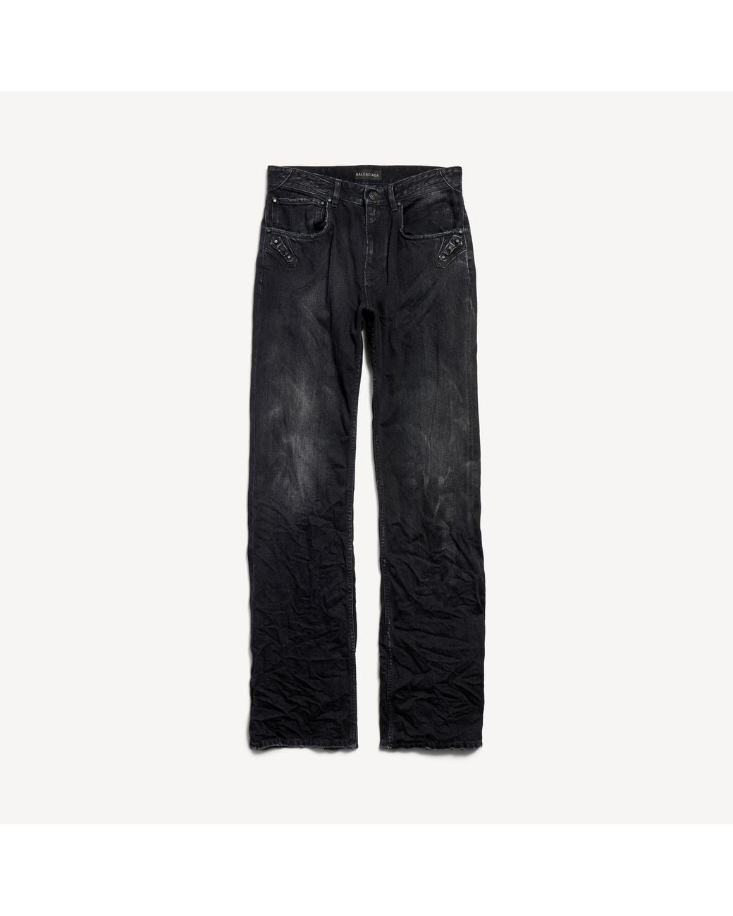 Balenciaga Black City Straight Pants