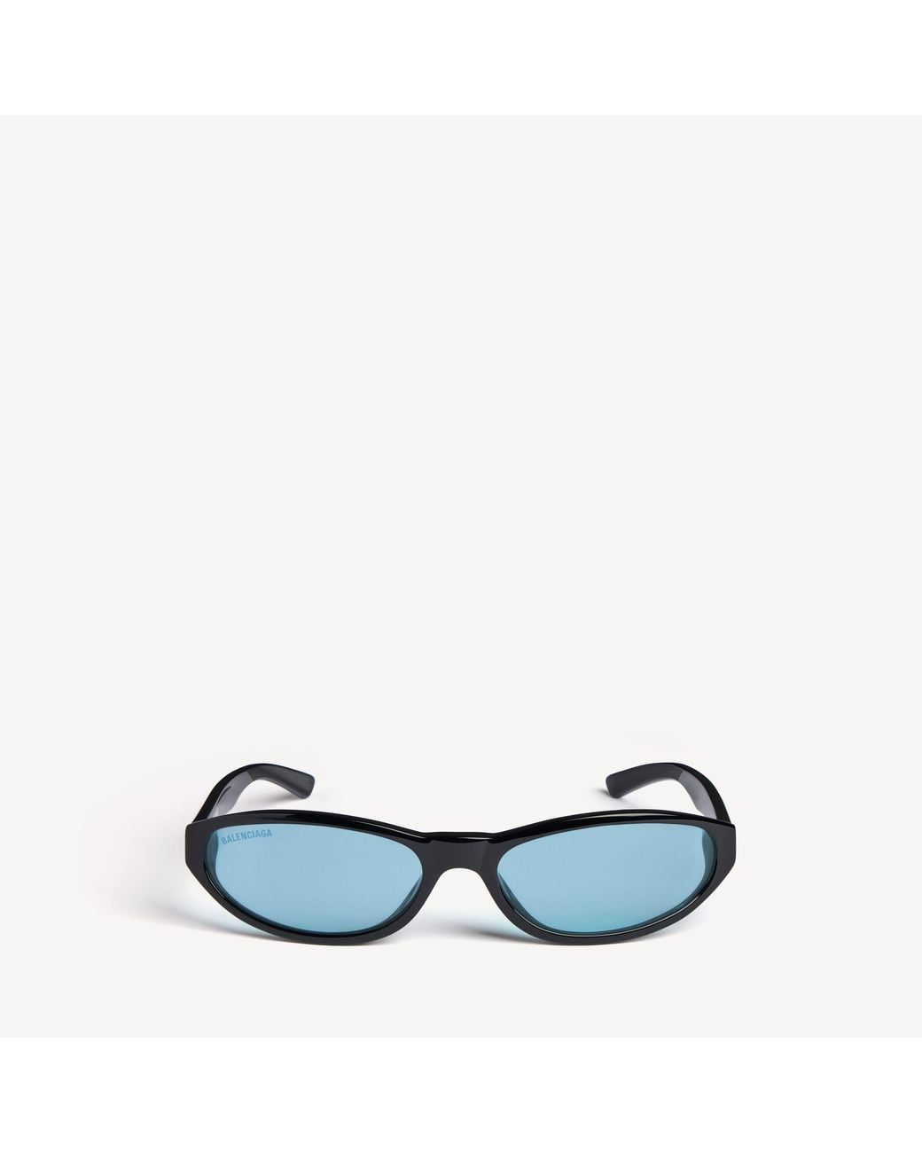 Balenciaga Blue Neo Round Sunglasses