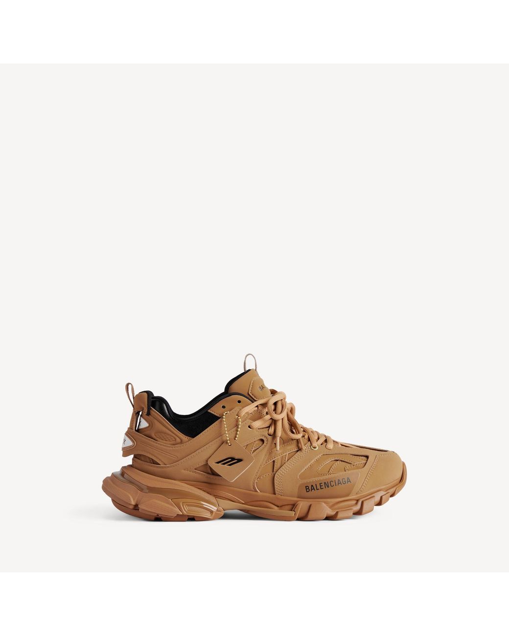 Balenciaga Brown Track Yard Sneaker for men