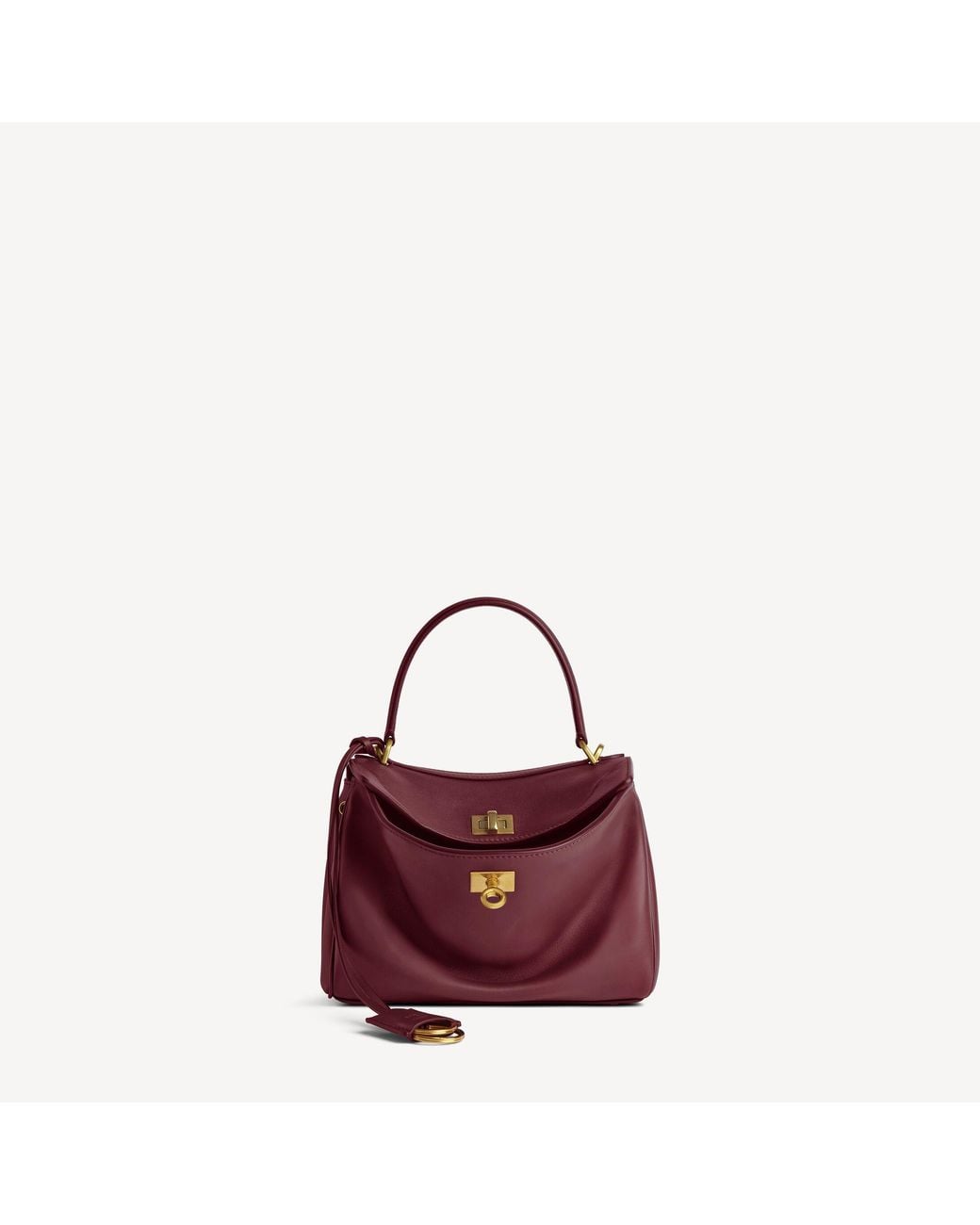 Balenciaga Purple Rodeo Handbag Mini