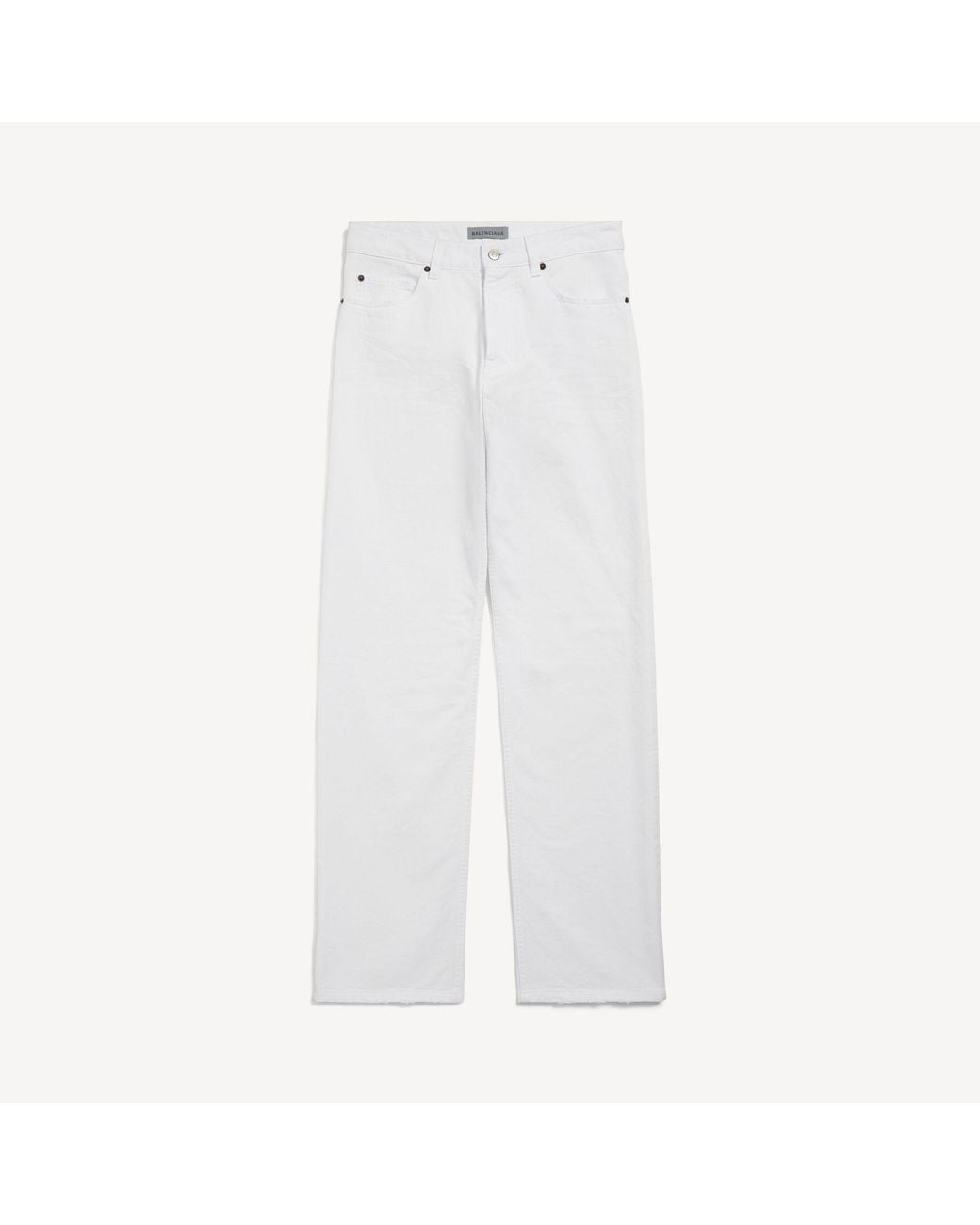 Balenciaga White Slim Fit Jeans for men