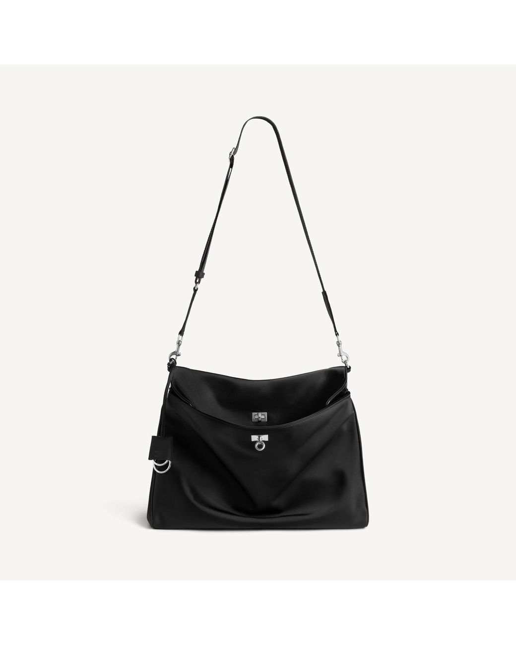 Balenciaga Black Rodeo Messenger Bag Medium for men