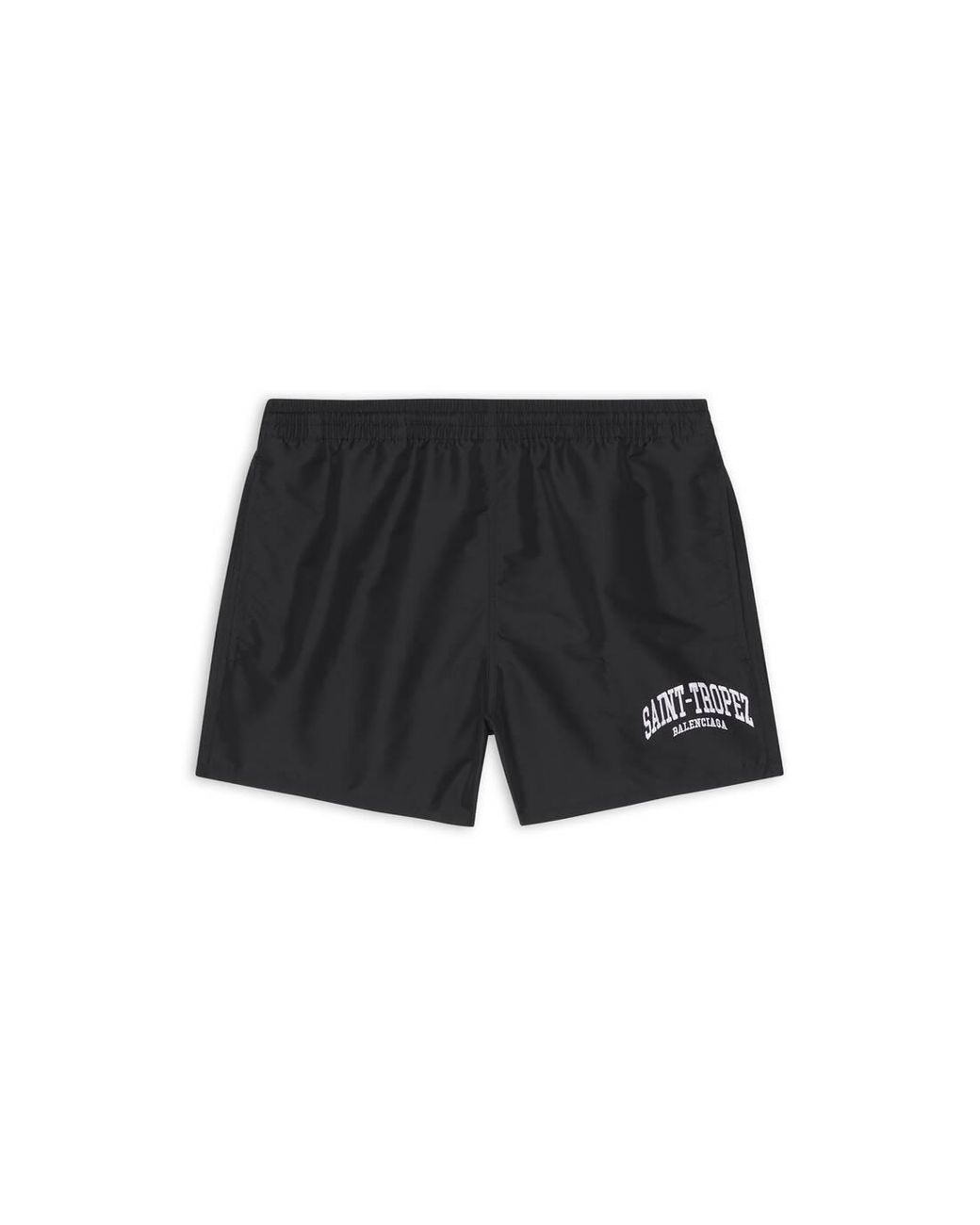 Balenciaga Cities Saint Tropez Swim Shorts in Black for Men | Lyst