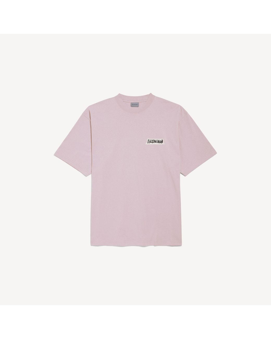 Balenciaga Purple Masking Tape Medium Fit T-Shirt