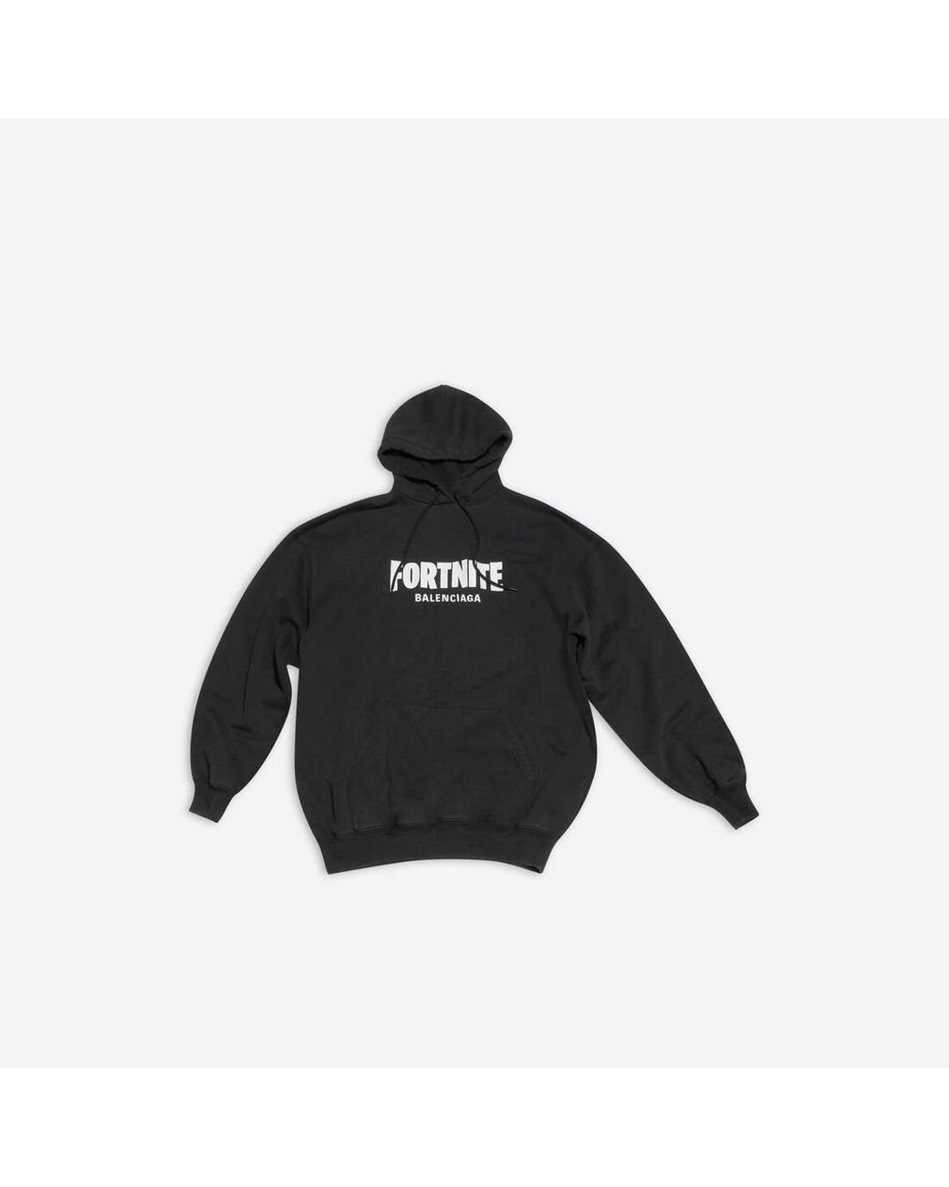 Balenciaga Fortnite©2021 Hoodie Medium Fit in Black | Lyst