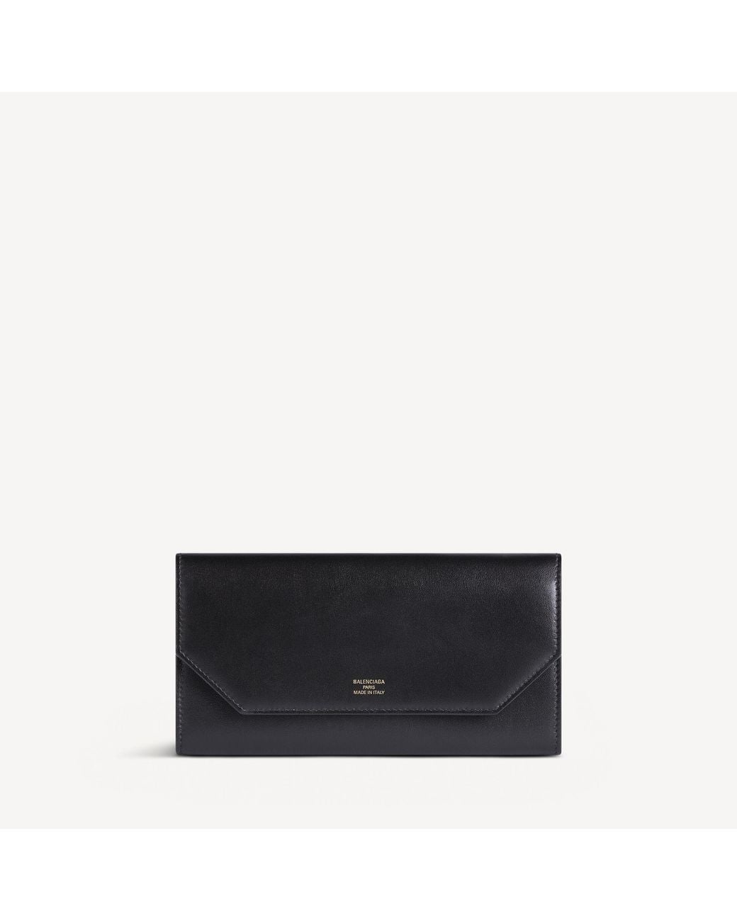 Balenciaga Black Envelope Long Wallet With Card Holder