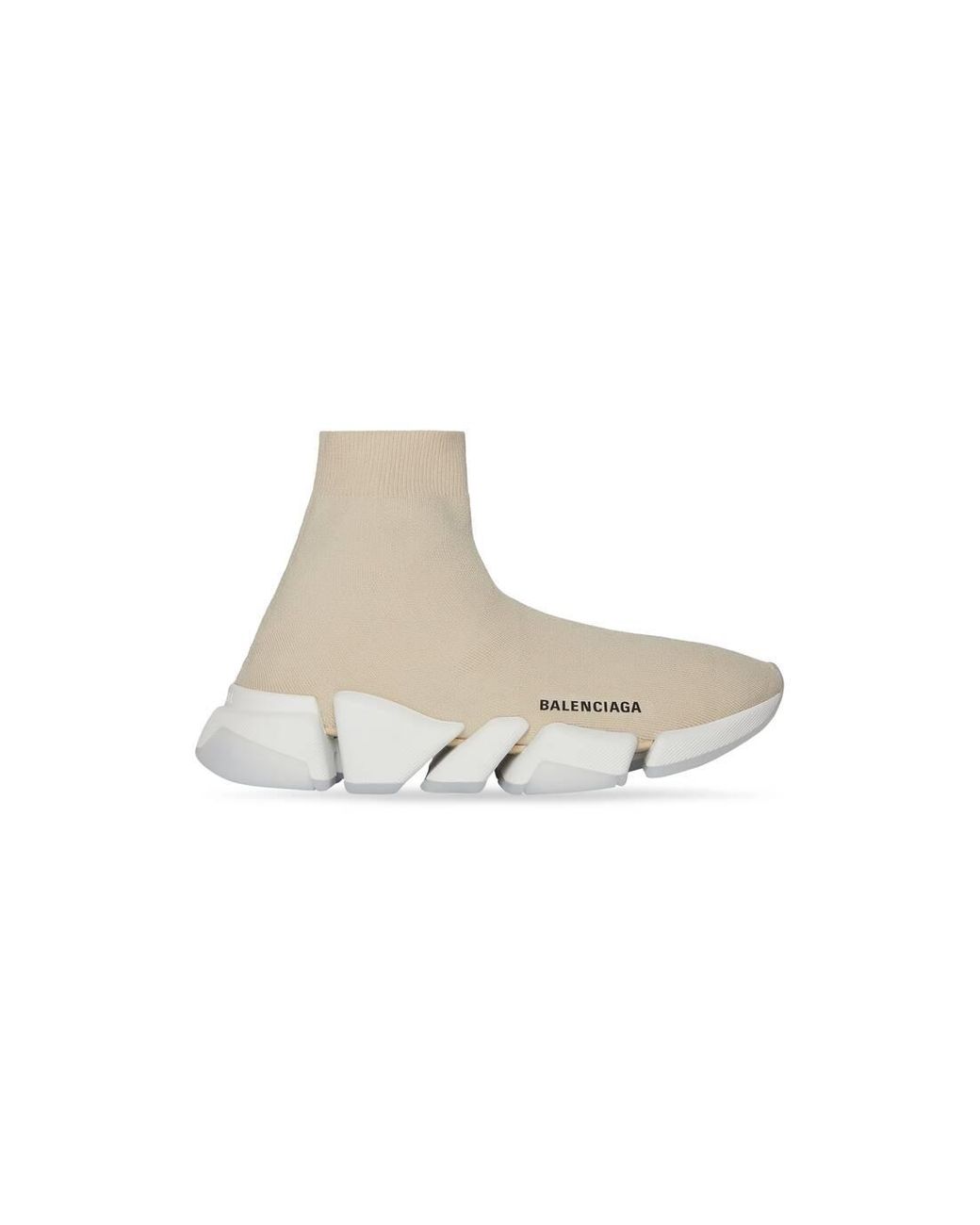 Zapatillas speed 3.0 de punto reciclado con suela transparente Balenciaga  de color Neutro | Lyst