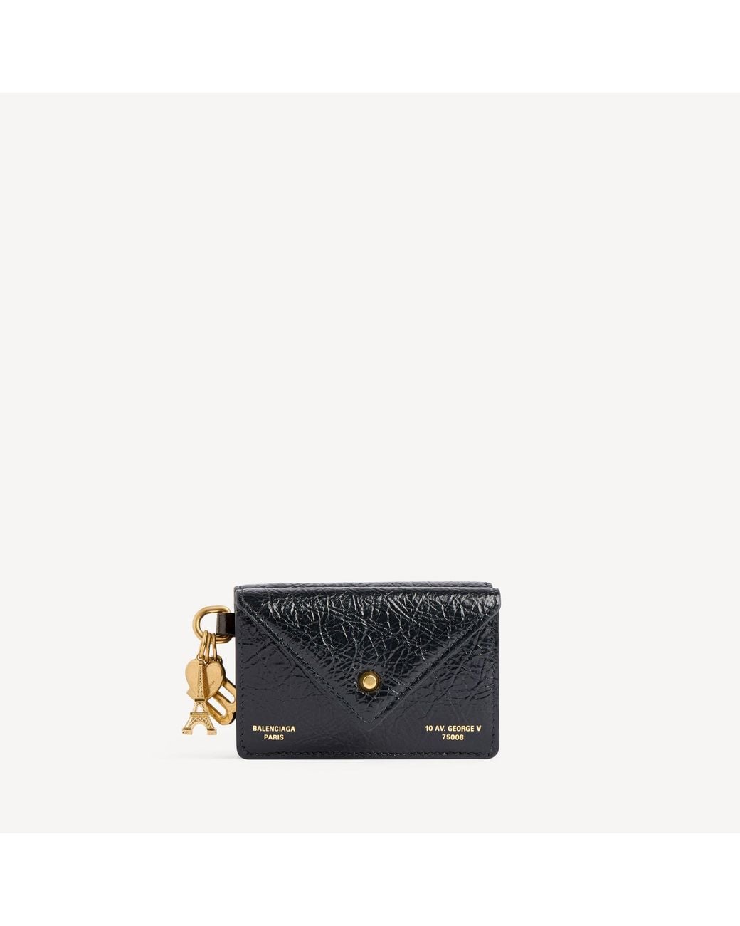 Balenciaga Black Token Mini Wallet