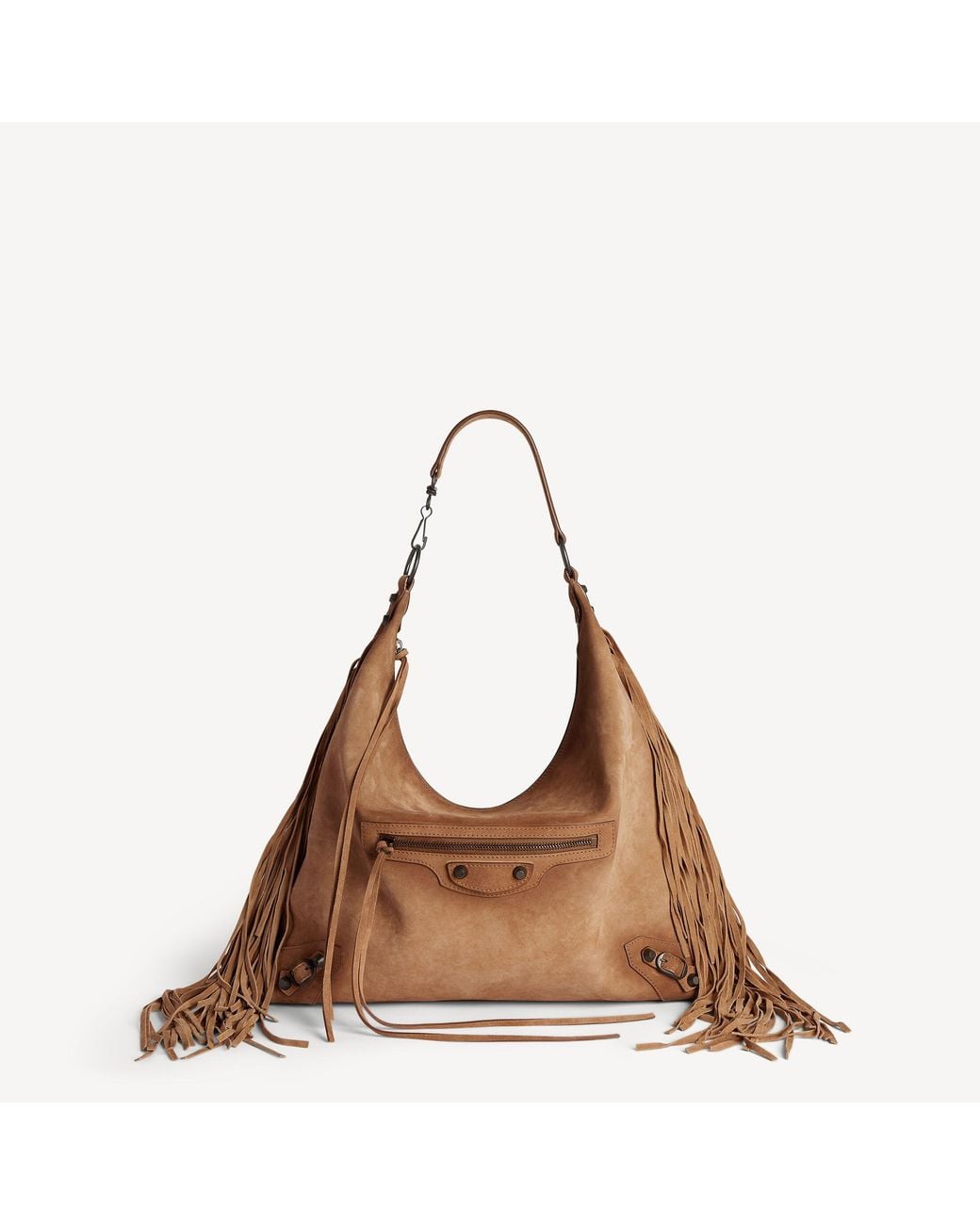 Balenciaga Brown Le City Hobo Bag Medium