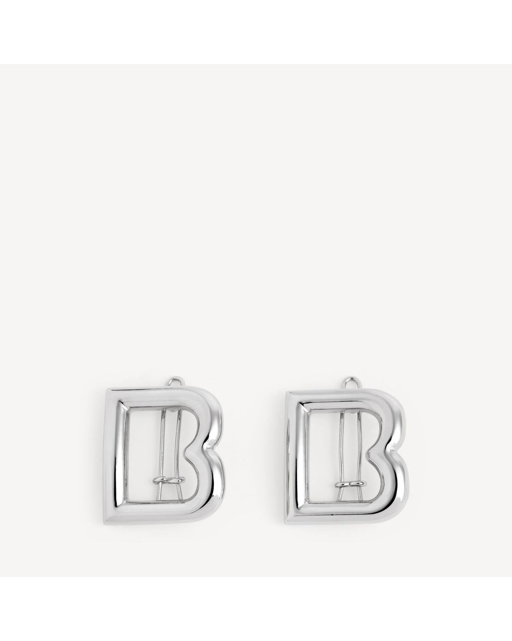 Balenciaga Metallic B Hairclips
