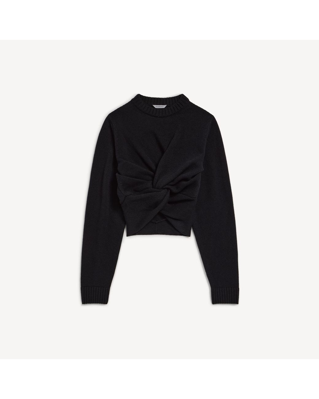 Balenciaga Black Crewneck Sweater