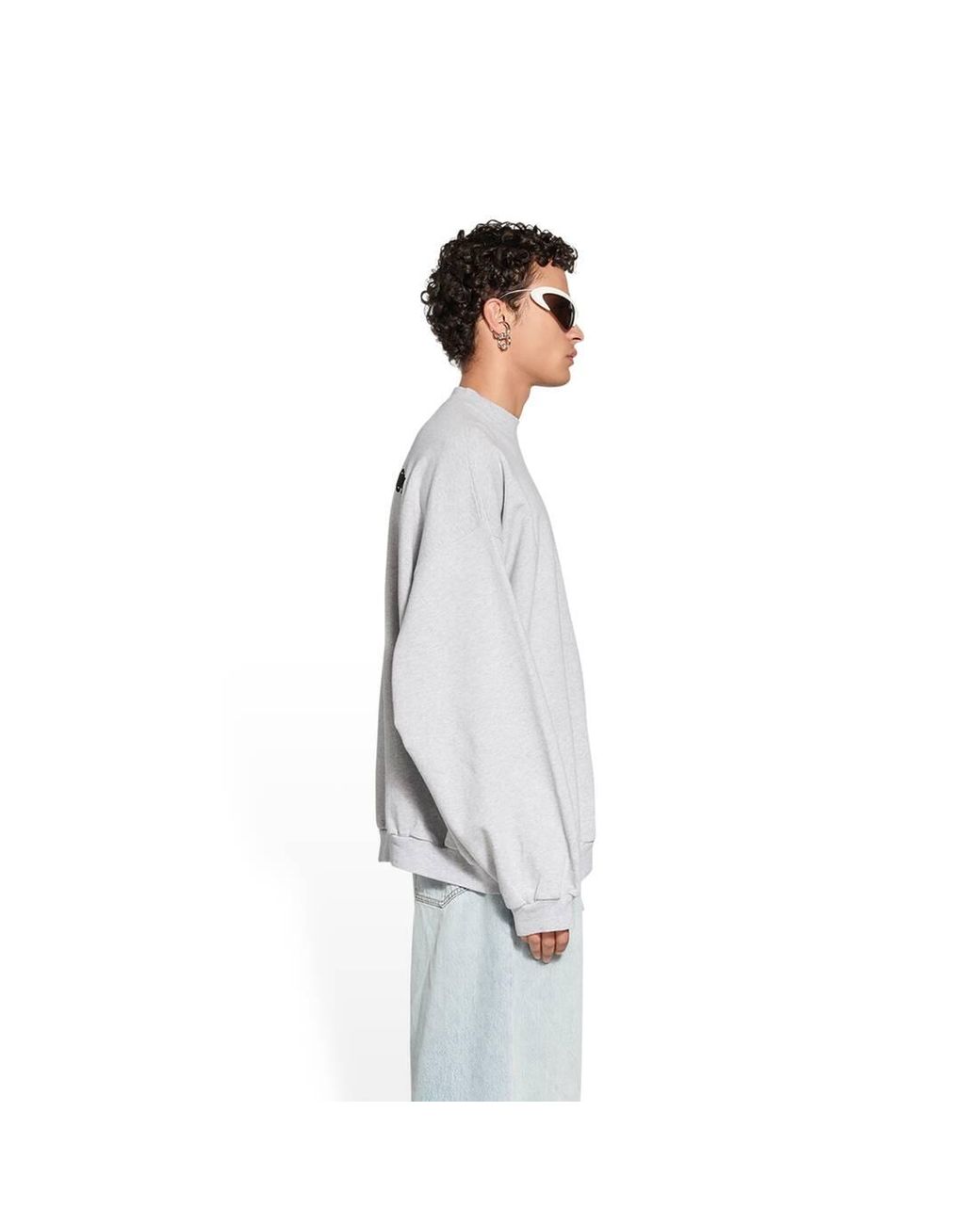 Balenciaga Strike 1917 Sweatshirt Oversized for Men | Lyst