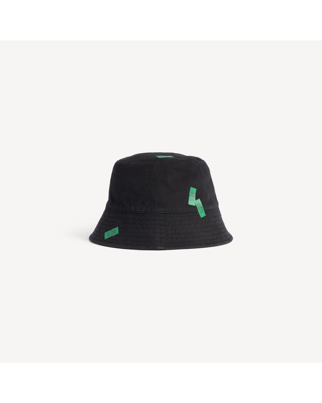 Balenciaga Black 520 Stickers Bucket Hat