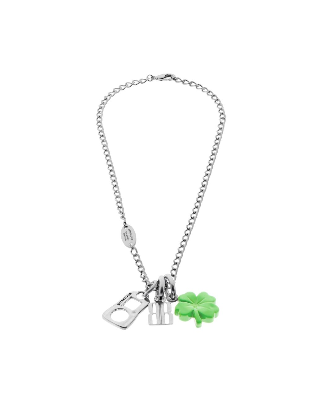 Balenciaga Carousel Clover Collector Necklace in Green | Lyst