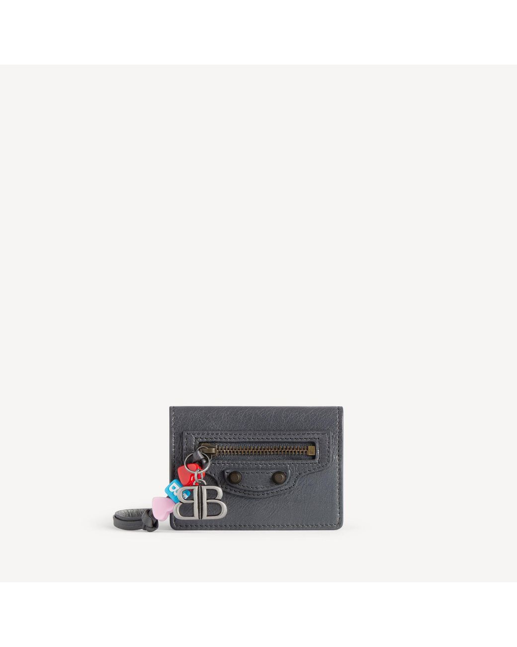 Balenciaga Gray Le City Mini Wallet