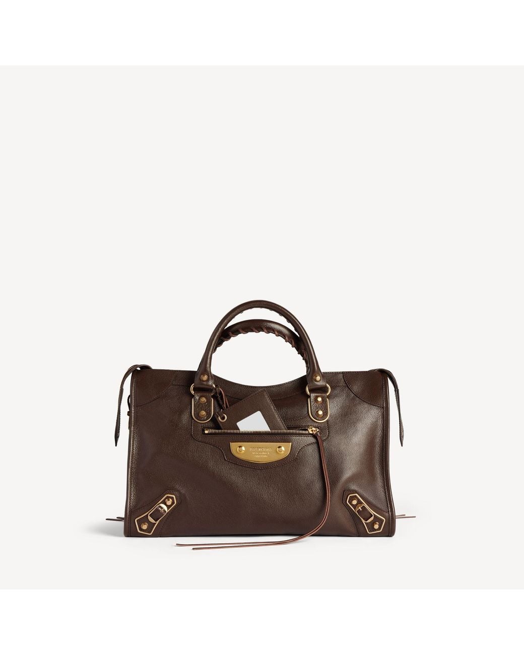 Balenciaga Brown Le City Uptown Bag Medium