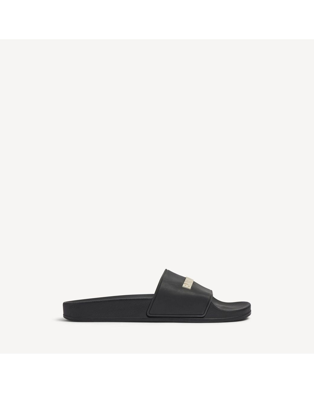 Balenciaga Black Pool Slide Sandal