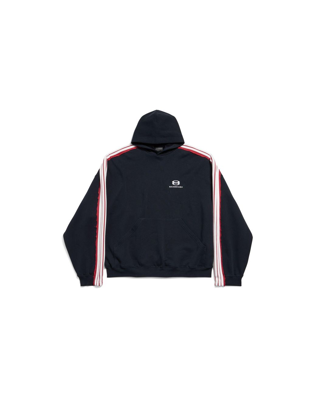 Balenciaga Unity Sports Icon Large Hoodie in Blue for Men | Lyst