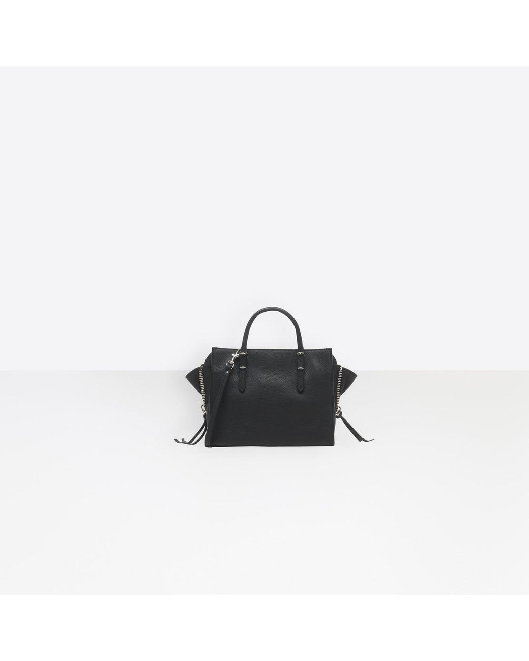 Balenciaga Papier Mini A4 Zip Around in Black | Lyst